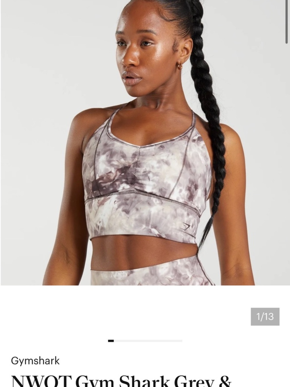 Gymshark Elevate Longline Sports Bra Size Medium